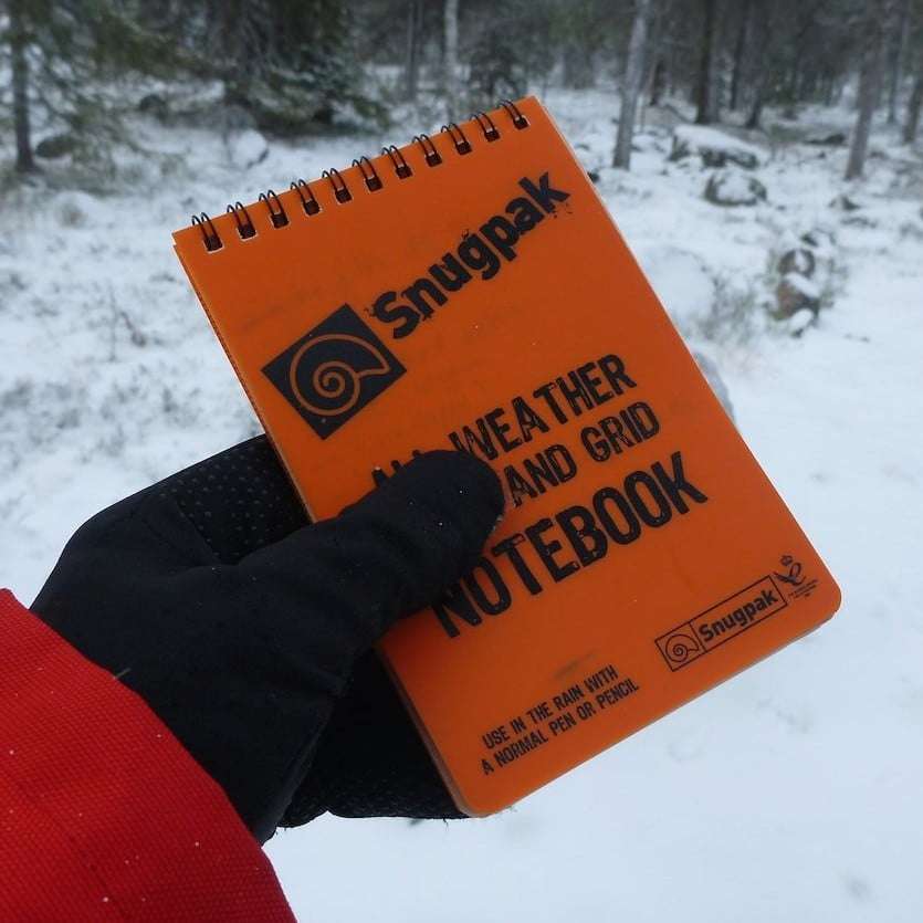 SNUGPAK Water Resistant Notebook Travel Journal 10x15cm + free delivery with code