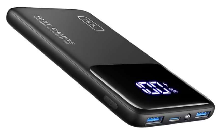 INIU Power Bank, 10000mAh Slimmest Fast Charging Portable Charger, 22.5W Battery Pack PD3.0 QC4.0 with VOUCHER, TopStar GETIHU Accessory FBA